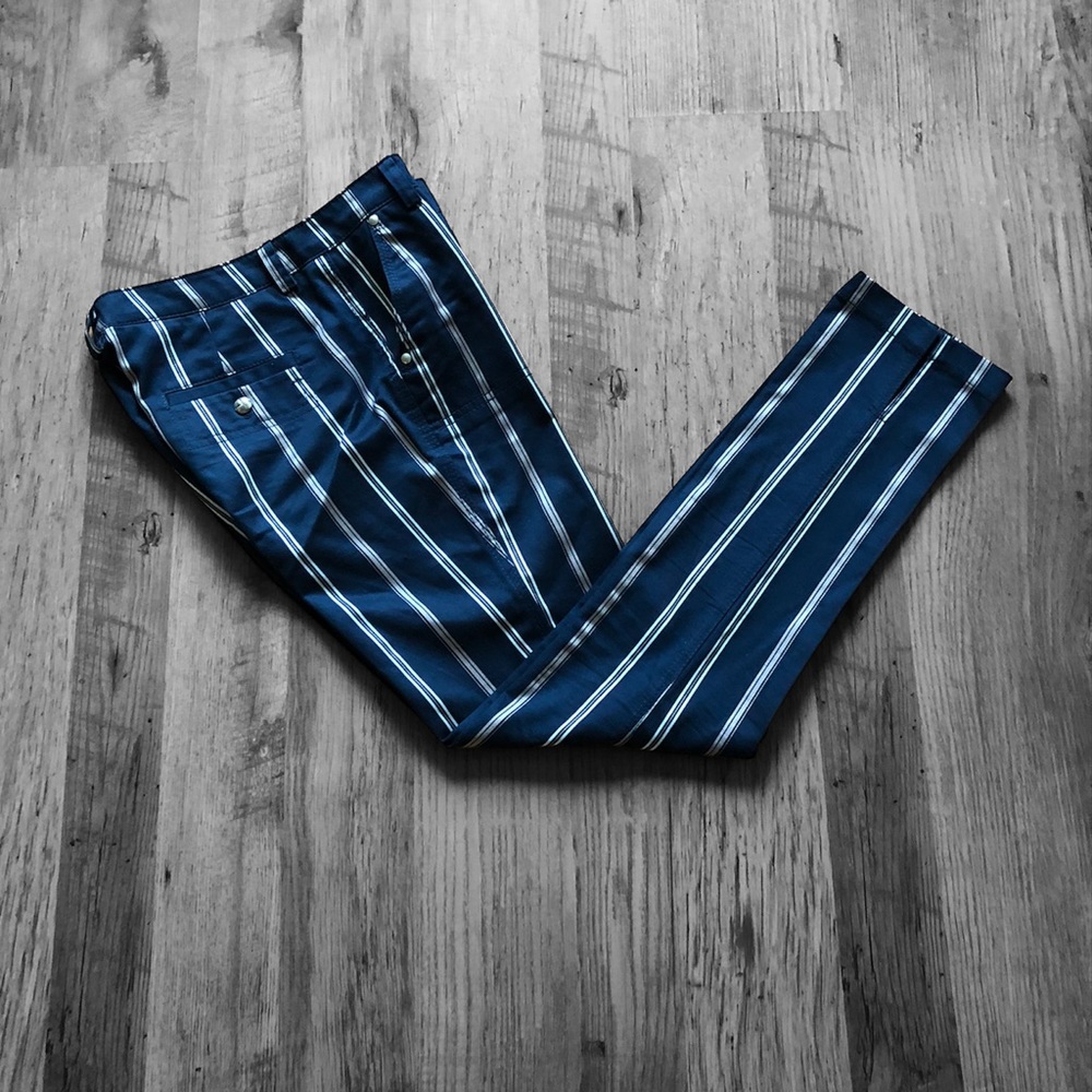 Poleci Striped Straight Leg Pants Sz. 26